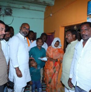 Case 121 Arvind Dharmapuri Foundation to support the families of booth level members Self Respect in the face of Adversity