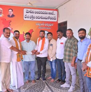 Case 155, 156, 157, 158, 159, 160, 161, 162, 163 Arvind Dharmapuri Foundation to support the families of booth level members”‘Self Respect in the face of Adversity